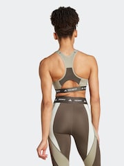 adidas Green Tech Fit Power Impact Medium Support Bra - Image 2 of 9