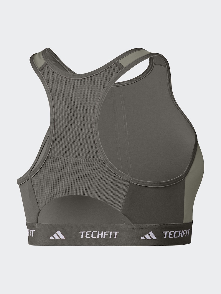 adidas Green Tech Fit Power Impact Medium Support Bra - Image 9 of 9