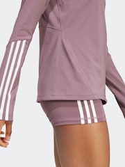 adidas Purple Hyperglam Training Quarter-Zip Top - Image 7 of 8