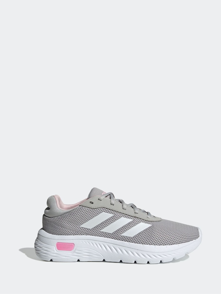 adidas Grey Cloudfoam Comfy Trainers - Image 1 of 8