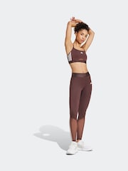 adidas Brown Hyperglam Full Length Leggings - Image 4 of 7