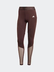 adidas Brown Hyperglam Full Length Leggings - Image 7 of 7