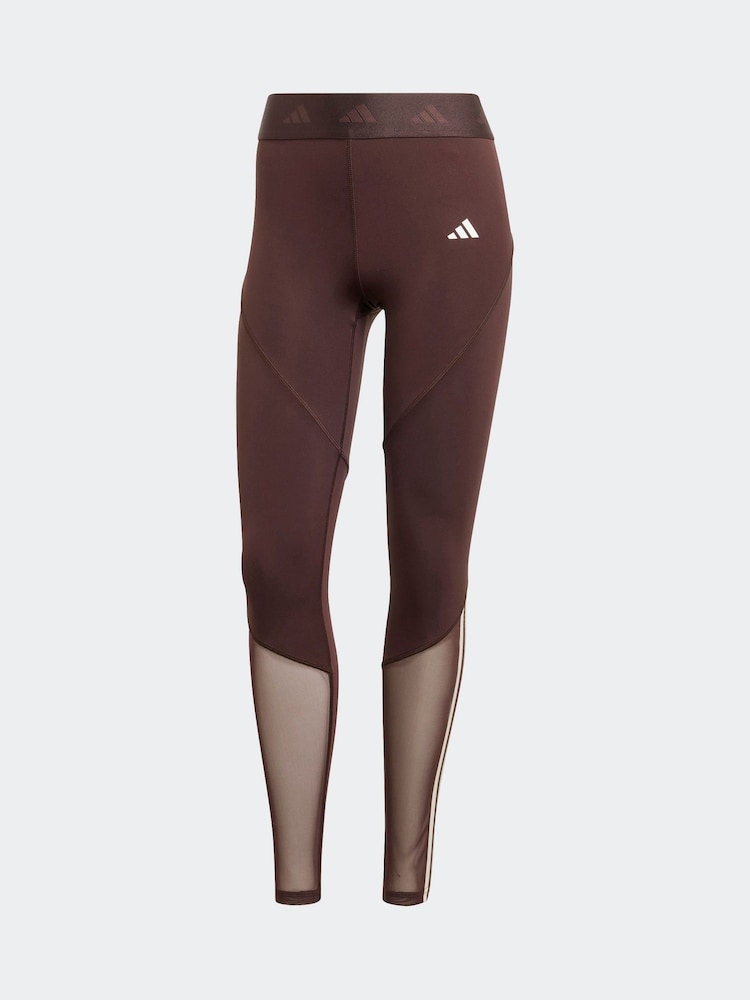 adidas Brown Hyperglam Full Length Leggings - Image 7 of 7