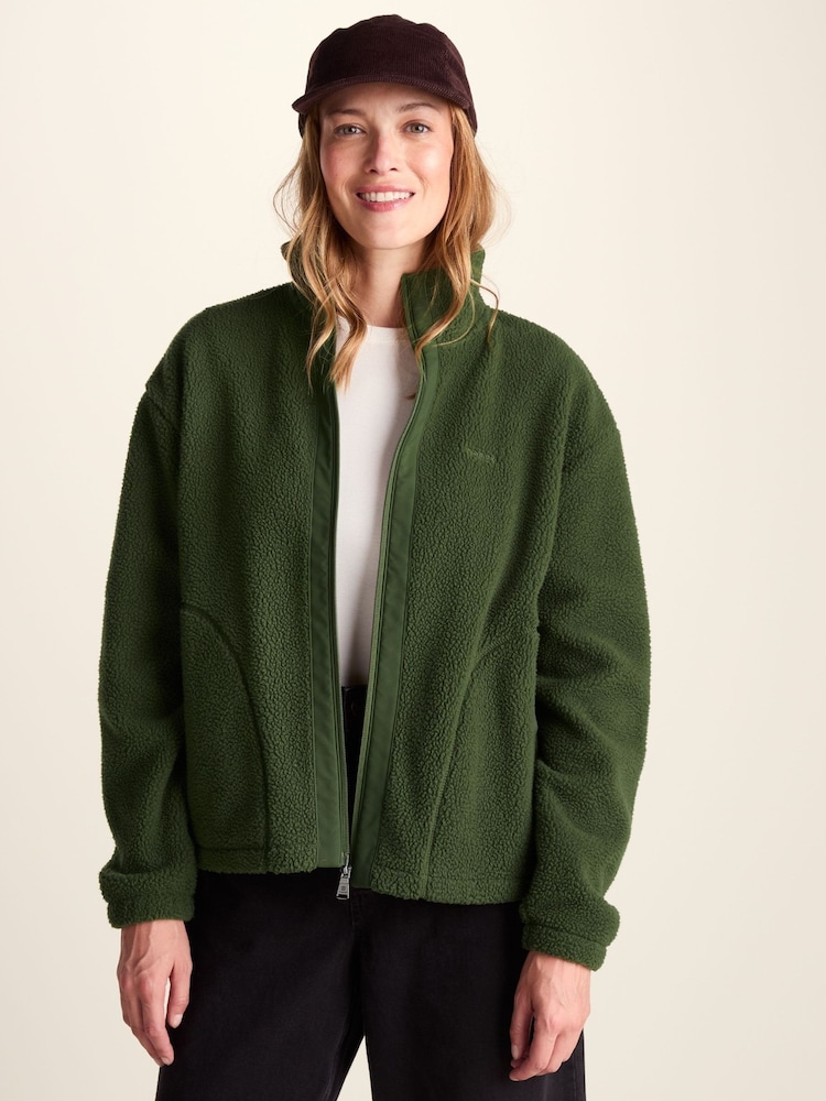 Жасыл - Tog 24 Emilie Relaxed Fit Sherpa Fleece - 7суретінің 1 суреті