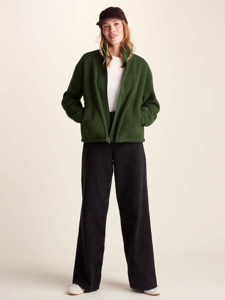 Жасыл - Tog 24 Emilie Relaxed Fit Sherpa Fleece - 7суретінің 2 суреті