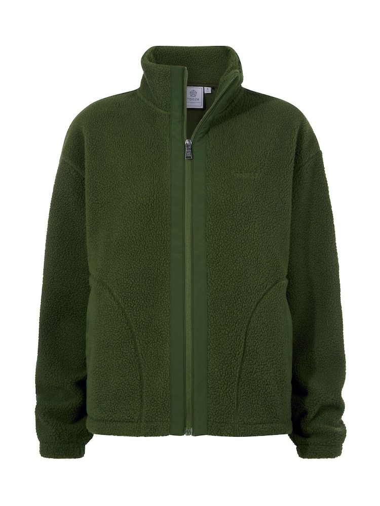 Жасыл - Tog 24 Emilie Relaxed Fit Sherpa Fleece - 7суретінің 7 суреті