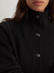 Reiss Charly Wool-Cashmere Funnel-Neck Cardigan - Imagen 5 de 7
