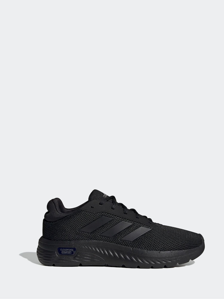 adidas Dark Black Cloudfoam Comfy In Trainers - Image 1 of 8