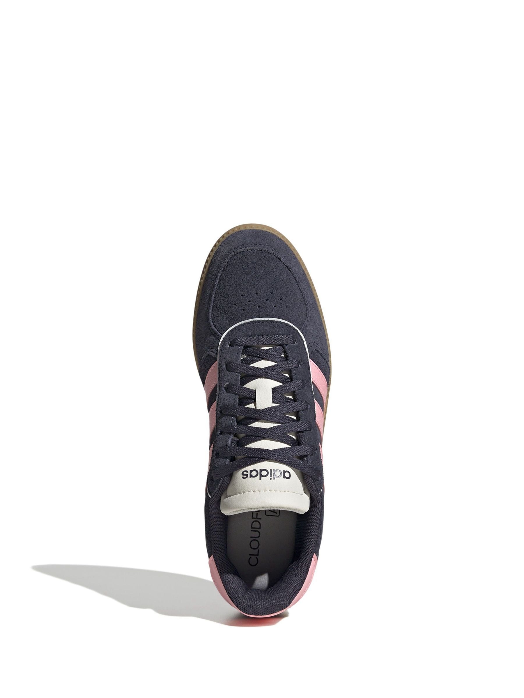 Buy adidas Navy/Pink Breaknet Sleek Trainers from Next USA