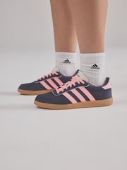 adidas Navy/Pink Breaknet Sleek Trainers - Image 3 of 15