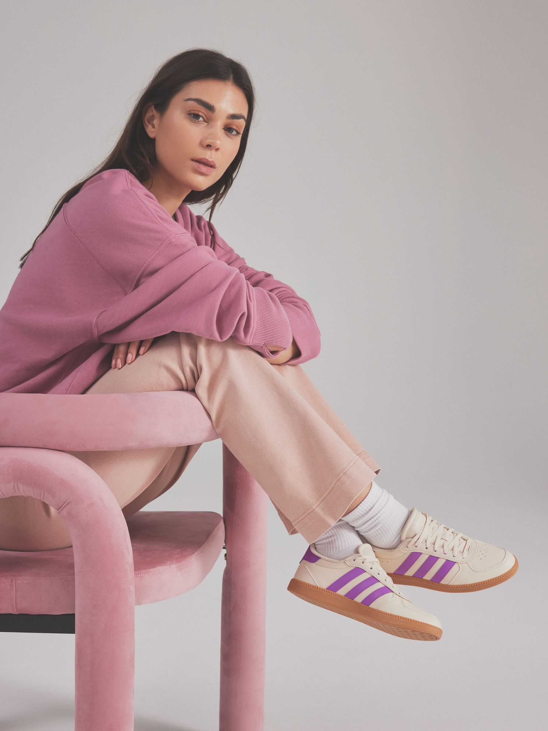 Adidas sleek purple best sale