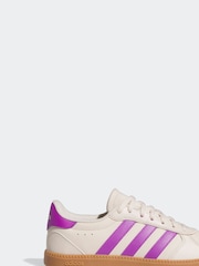 adidas Cream/Purple Breaknet Sleek Trainers - Image 6 of 13