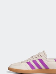 adidas Cream/Purple Breaknet Sleek Trainers - Image 9 of 13