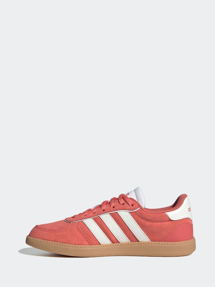 adidas Red Breaknet Sleek Trainers - Image 2 of 9
