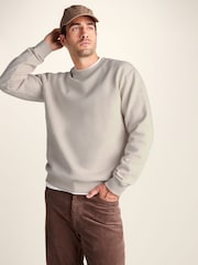 Tog 24 Cream Dolan Supersoft Crew Neck Sweatshirt - Image 1 of 6