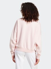 adidas Pink Small Logo Feel Cosy Sweatshirt - Image 2 of 7