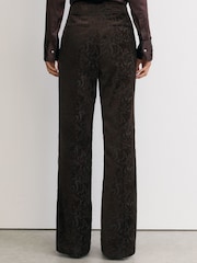 Reiss Chocolate Brown Ida Petite Suit Trousers - Image 6 of 8