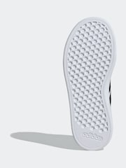 adidas Off White Kids Grand Court 2.0 Shoes - Image 6 of 8