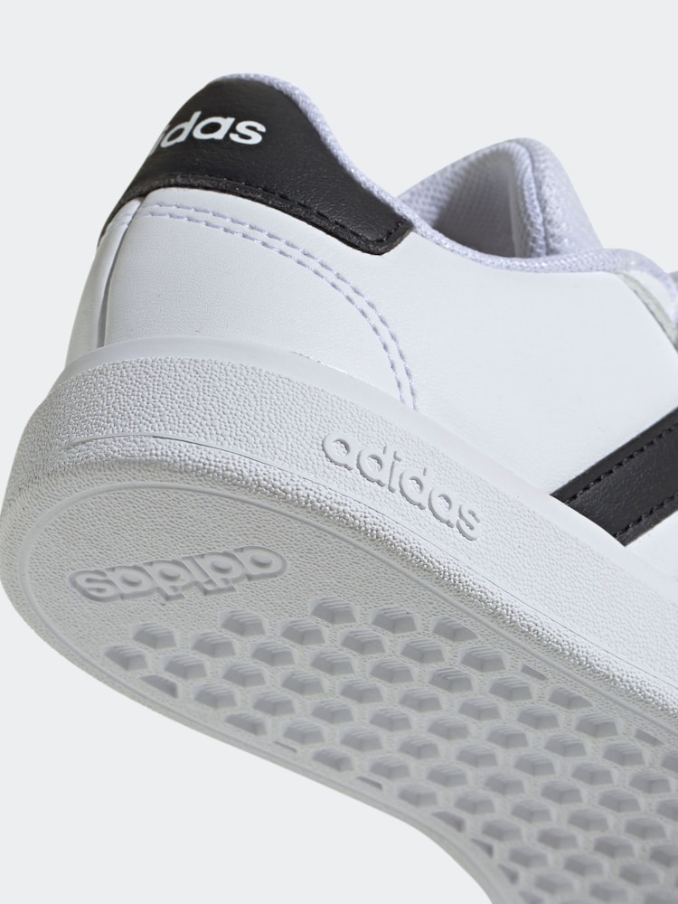 adidas Off White Kids Grand Court 2.0 Shoes - Image 8 of 8