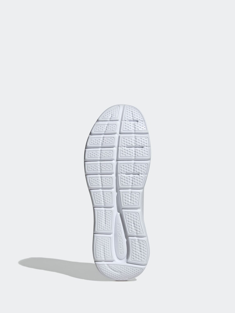 adidas White Cloudfoam Comfy In Trainers - Image 3 of 8