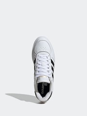 adidas Black/white Breaknet Sleek Trainers - Image 6 of 9
