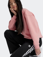 adidas originals Black Wide Leg Joggers - Image 3 of 6