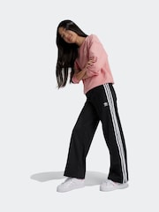 adidas originals Black Wide Leg Joggers - Image 4 of 6