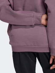 adidas Originals Purple Boyfriend Crew Sweatshirt Kids - Image 6 of 7