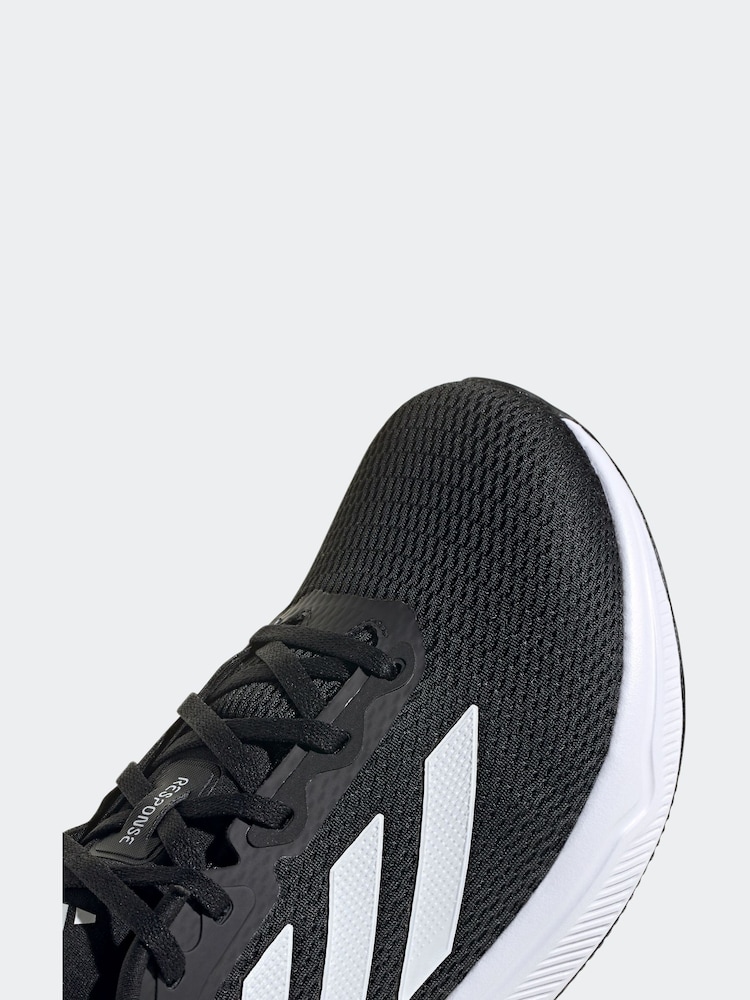adidas Black/White Response Shoes - Image 18 of 18