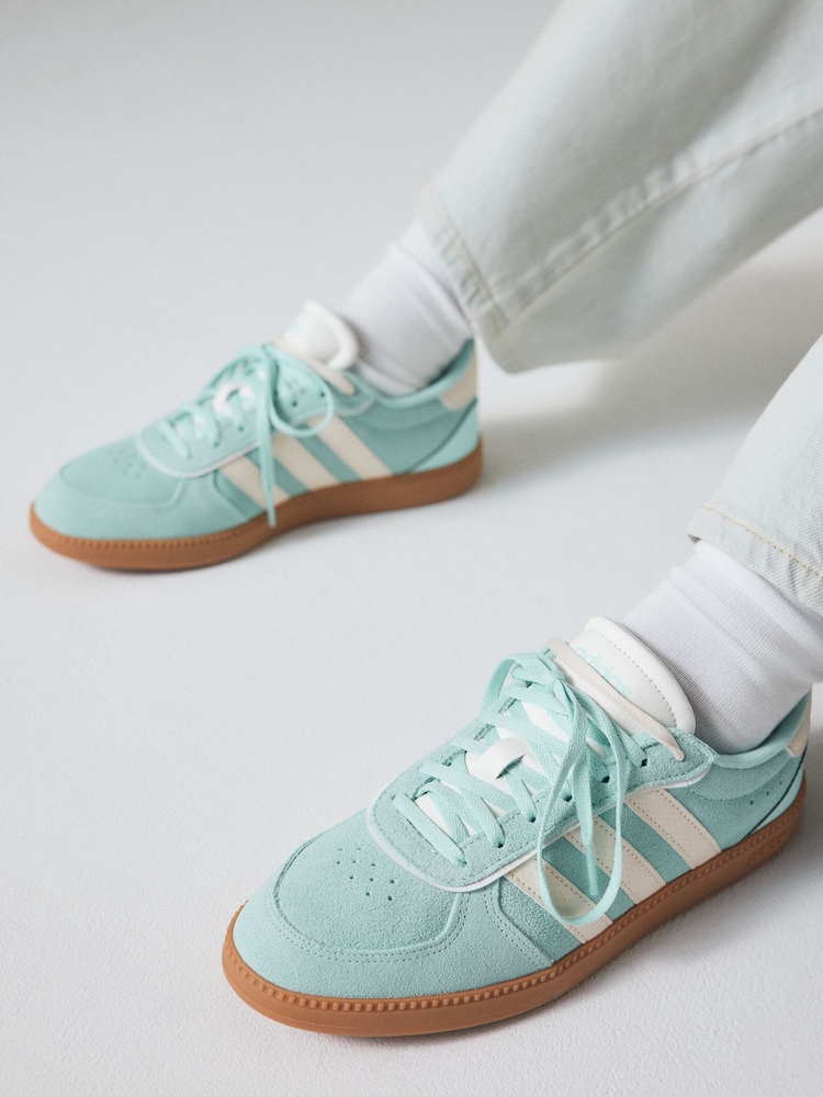 adidas Green Breaknet Sleek Trainers - Image 3 of 8