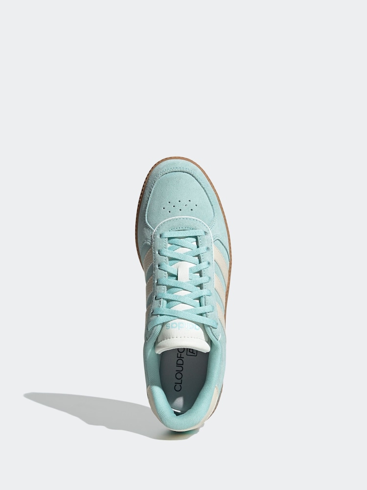 adidas Green Breaknet Sleek Trainers - Image 6 of 8