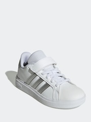 adidas Cream White Grand Court 2.0 Trainers - Image 3 of 8