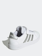 adidas Cream White Grand Court 2.0 Trainers - Image 4 of 8