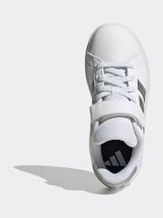 adidas Cream White Grand Court 2.0 Trainers - Image 5 of 8
