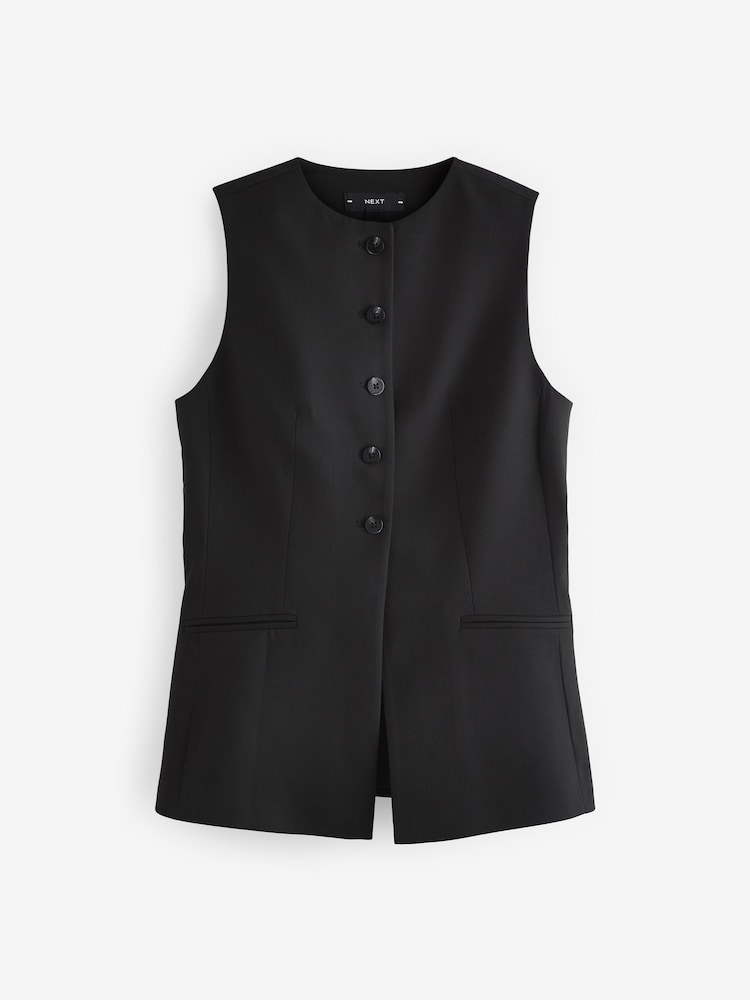 Noir - Gilet ajusté - Image 5 of 6