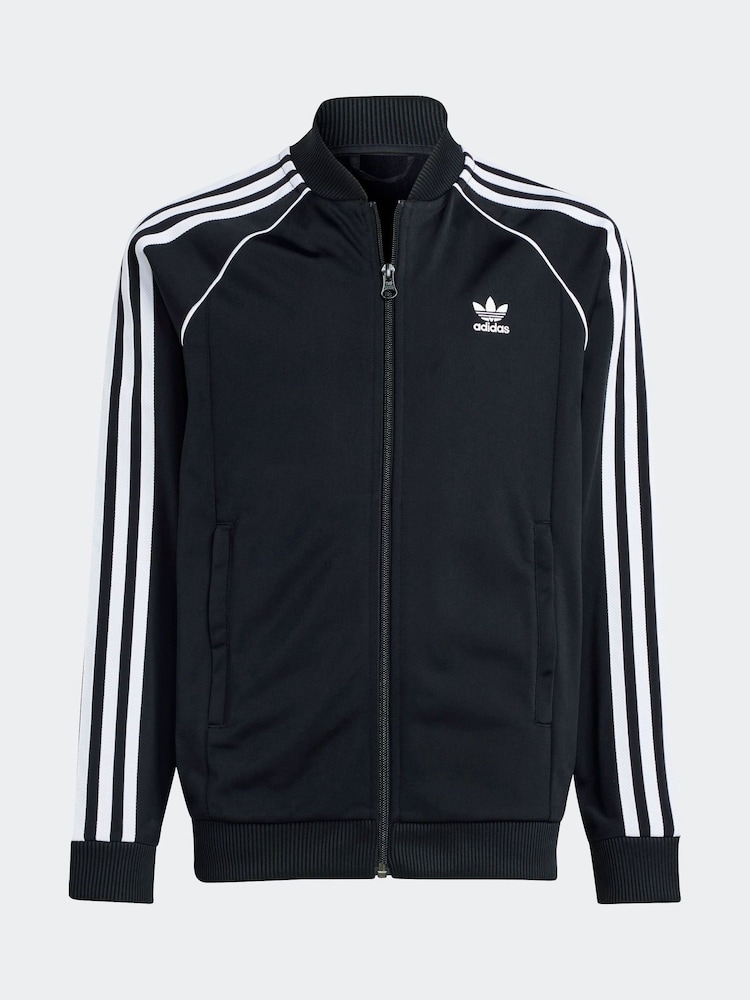 adidas originals Black Kids Originals Adicolor SST Track Top - Image 4 of 4
