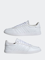 adidas Off White Breaknet Sleek Trainers - Image 5 of 12