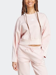 Hellrosa - adidas Sportswear Future Icons Sweatshirt mit 3 Streifen - Bild 3 von 7
