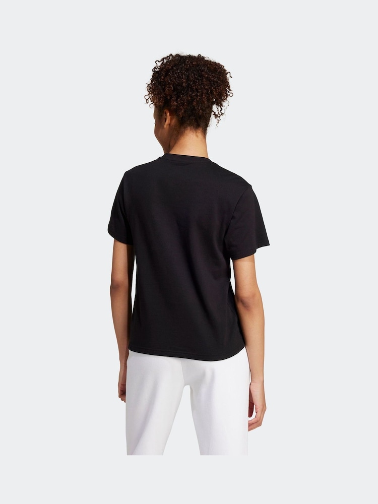 adidas Black 100% Cotton Xpress Logo T-Shirt - Image 2 of 7