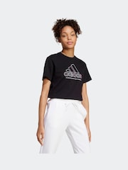 adidas Black 100% Cotton Xpress Logo T-Shirt - Image 3 of 7