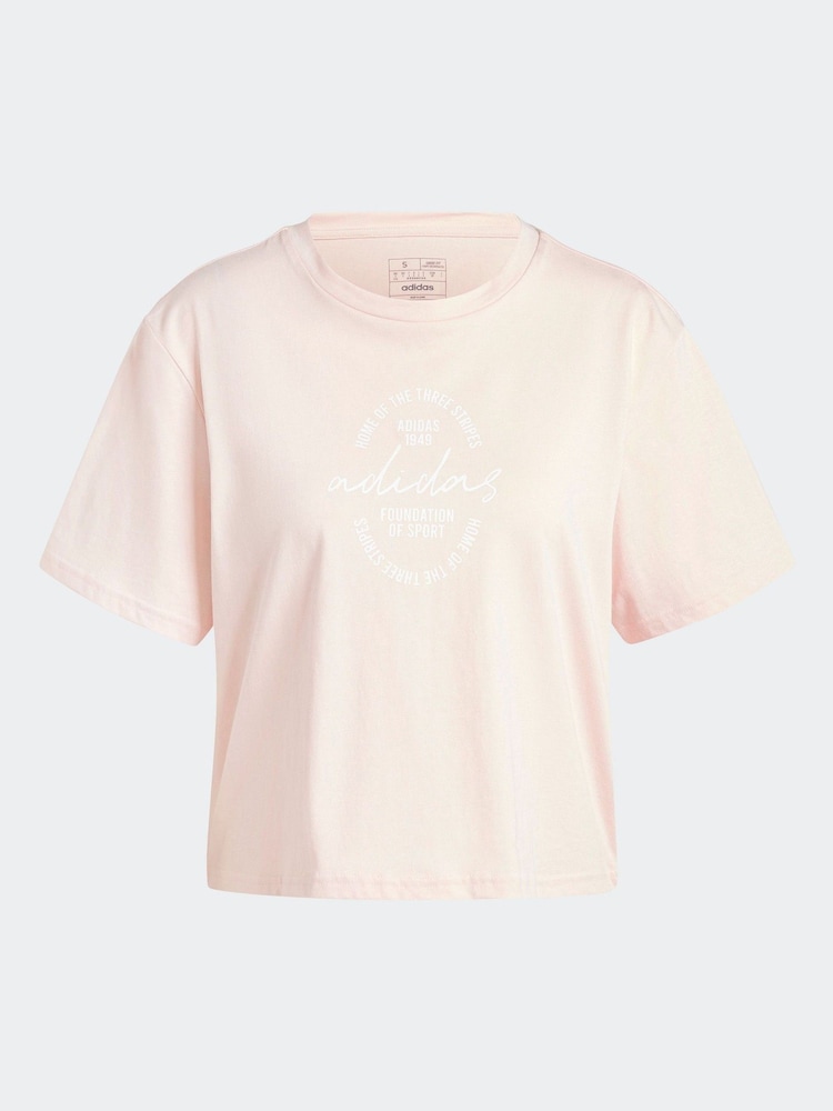 adidas 100% Cotton Brand Love Signature Graphic T-Shirt - Bild 7 von 7