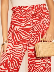Rot - Friends Like These Paperbag-Webhose mit weitem Bein - Bild 2 von 4