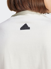 adidas White 100% Cotton Future Icons Logo T-Shirt - Image 3 of 7