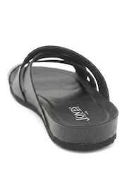 Jones Bootmaker Black Ground Wallsend Leather Mule Sandals - Image 3 of 5