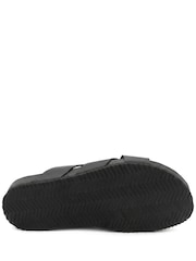 Jones Bootmaker Black Ground Wallsend Leather Mule Sandals - Image 5 of 5
