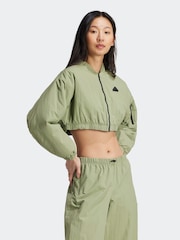 adidas Green City Escape Bomber Jacket - Image 3 of 8