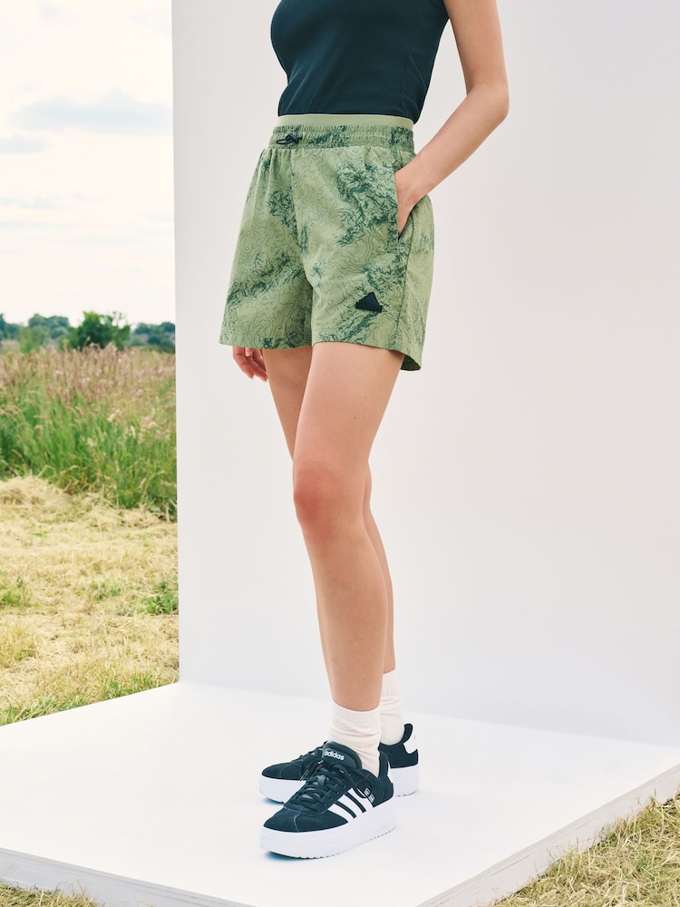 adidas Green City Escape Shorts - Image 1 of 6