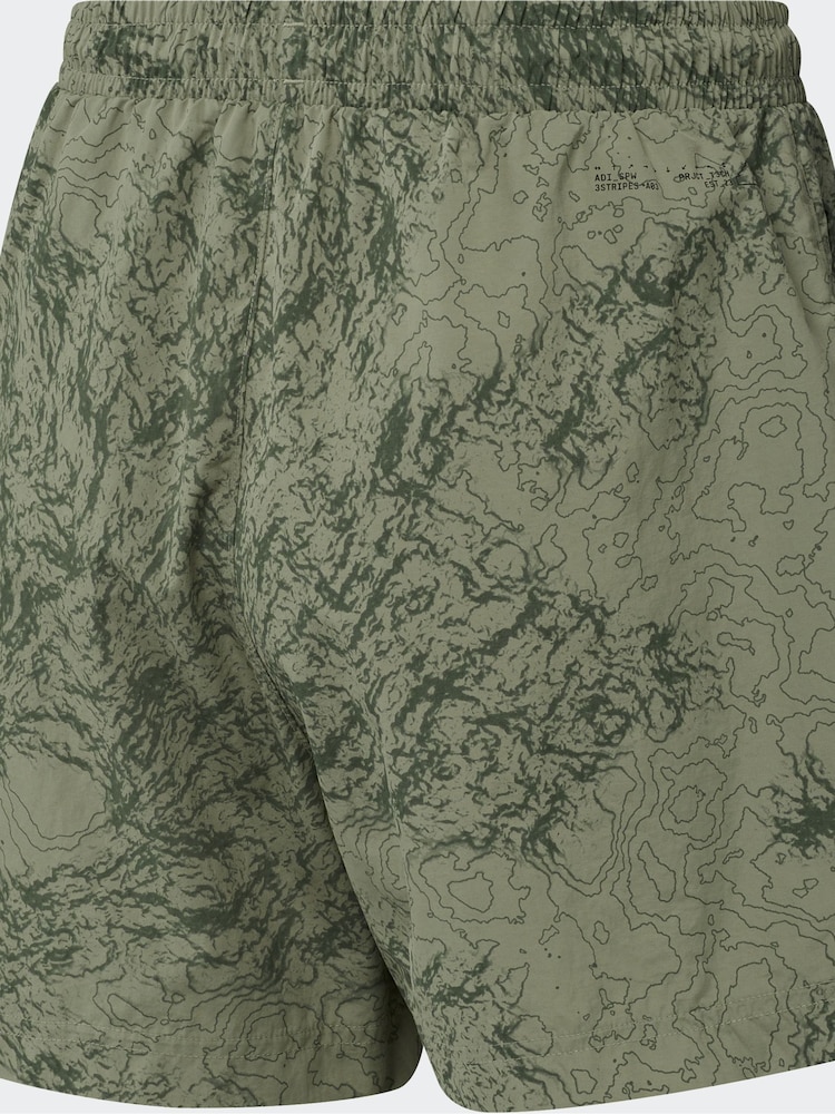 adidas Green City Escape Shorts - Image 6 of 6
