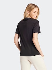 adidas Black Animal Print 100% Cotton T-Shirt - Image 2 of 7