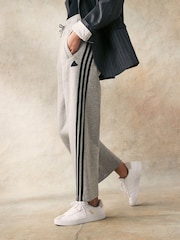 adidas Grey Sportswear Future Icons 3-Stripes Open Hem Joggers - Image 1 of 7